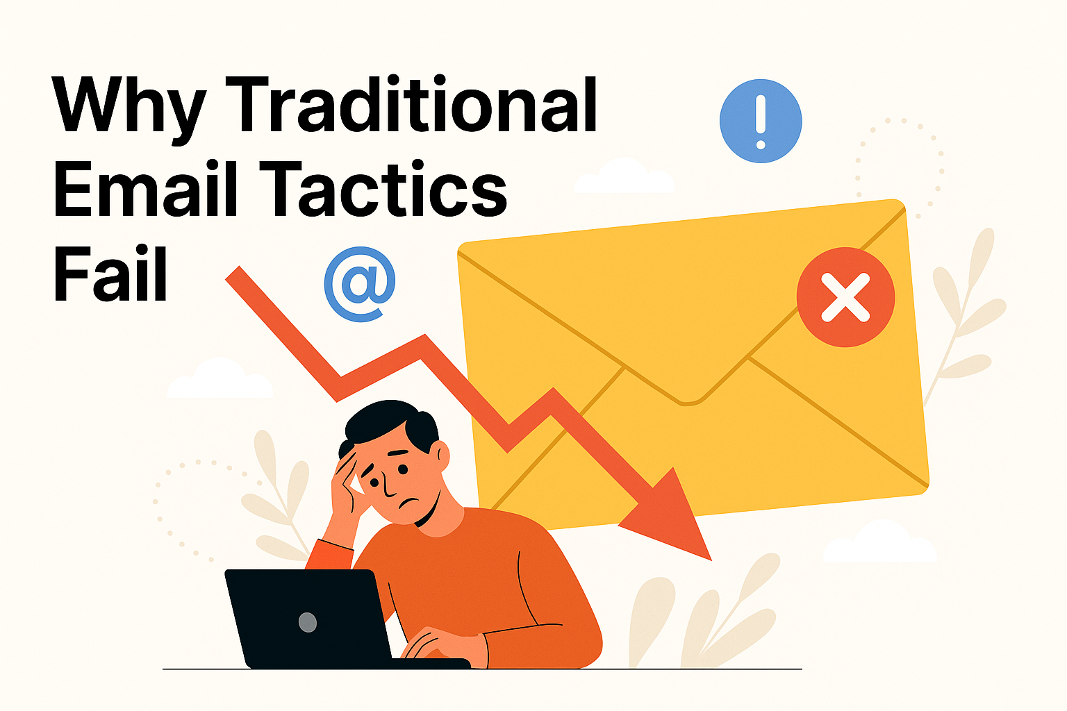 Why traditional email tactics fail